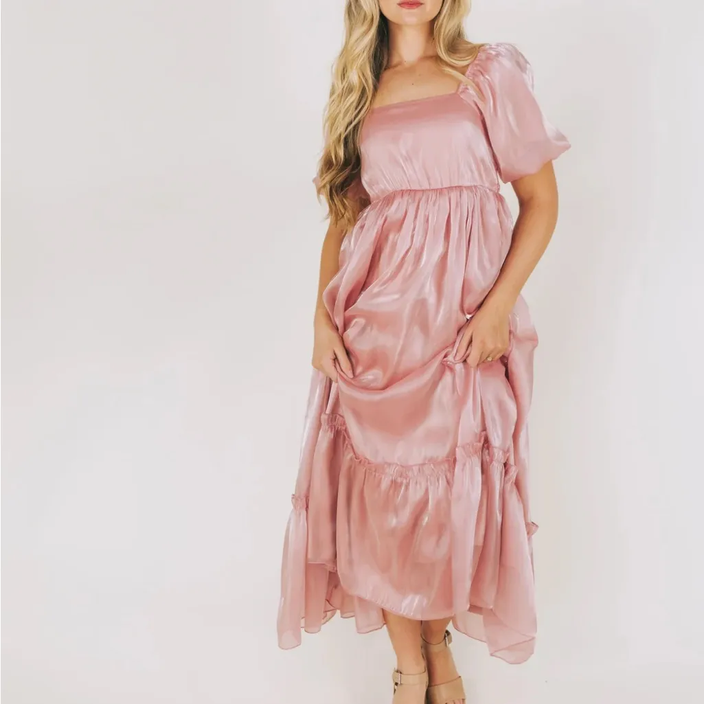 One Loved Babe DIFFERENT LIFE DRESS Pink Size L - Image 5