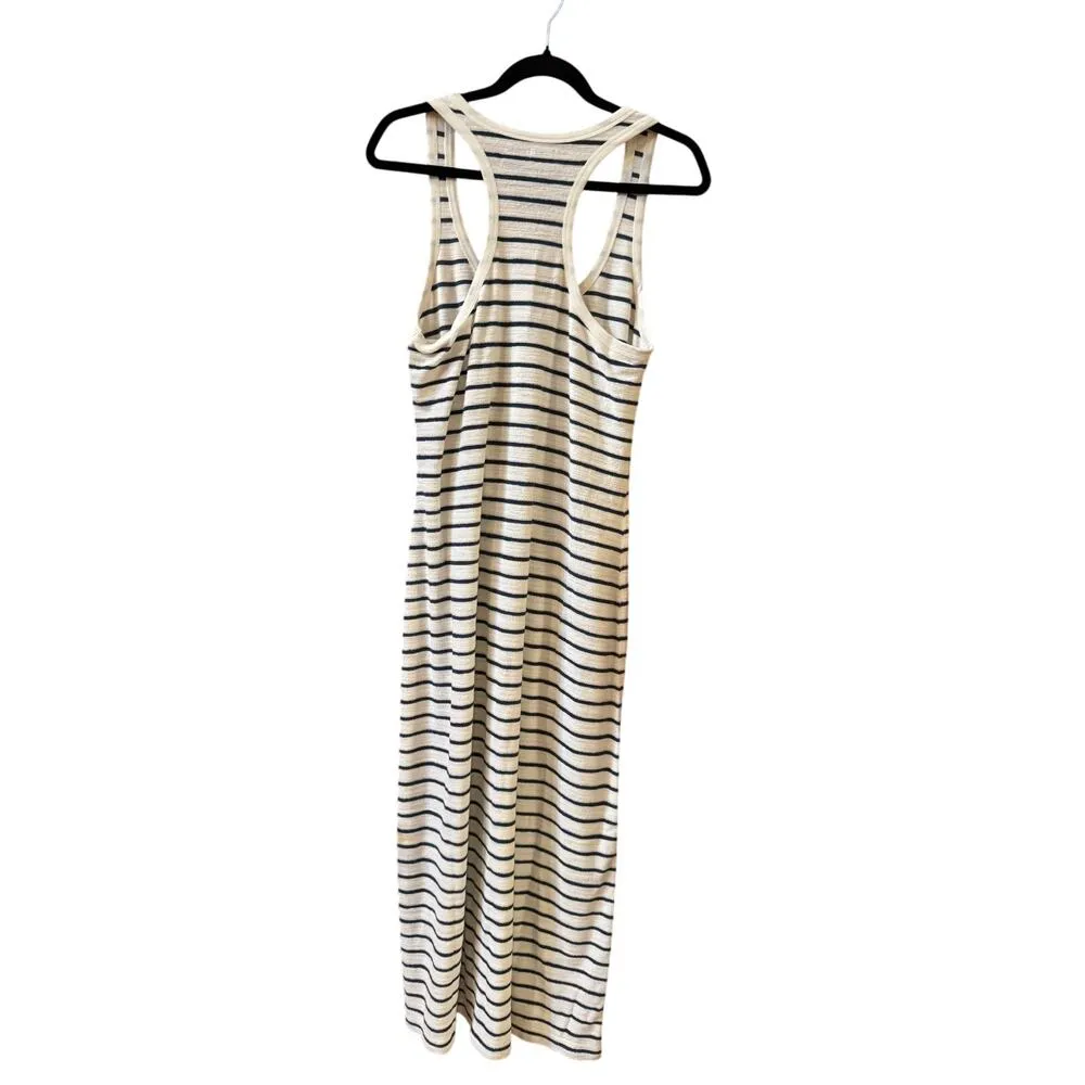 Faherty Cabana Towel Terry Dress Color: Navy Surf Stripe size medium (New) $178 Blue - Image 4