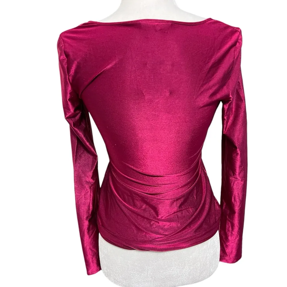Armani Exchange A/X  FUCHSIA BLOUSE - Image 2