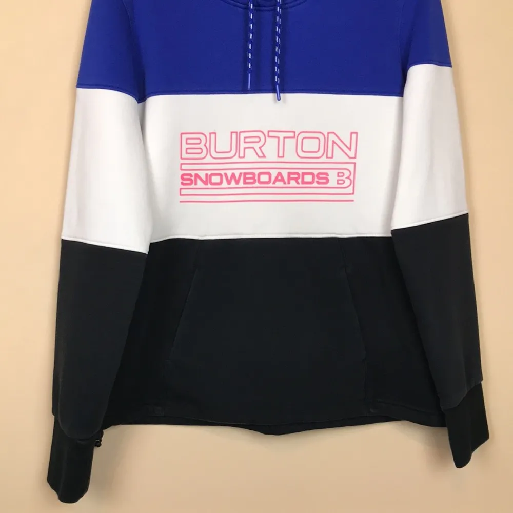 Burton Women’s Color Block “BURTON SNOWBOARDS” Graphic Fleece Lined Hoodie - Image 3