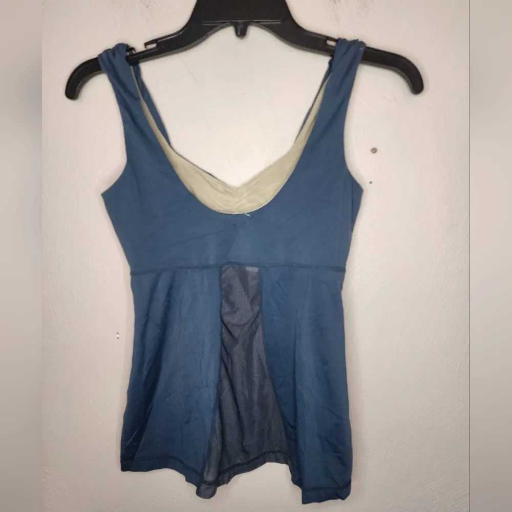 Lululemon athletica Aria Ruched Tank Top in blue - Image 3