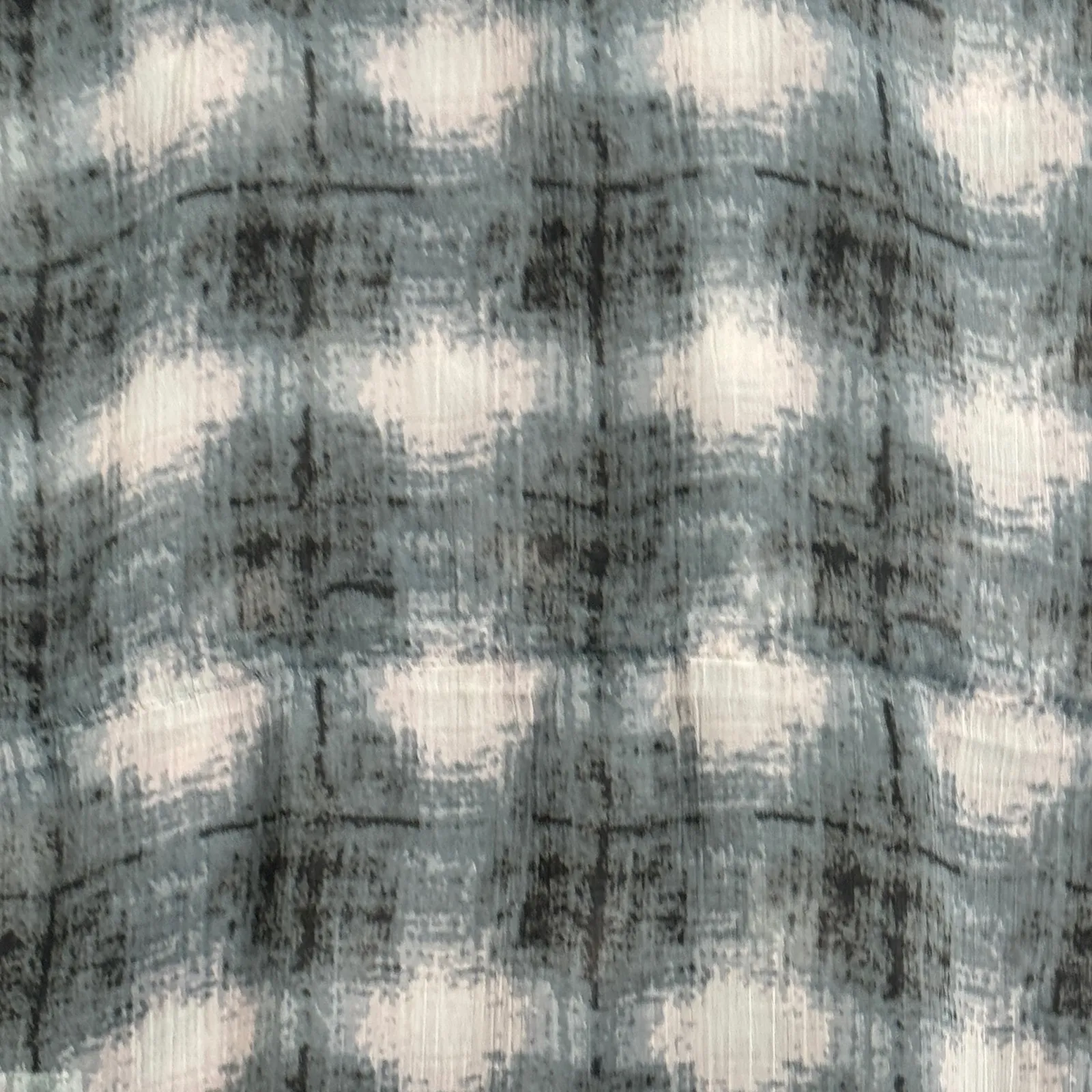 Christopher & Banks Shirt Boho Cottagecore Plaid Blouse Womens Large Blue Pink - Image 5