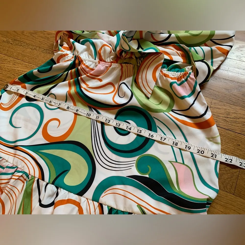 Tiered Halter Midi dress size M Size M - Image 9