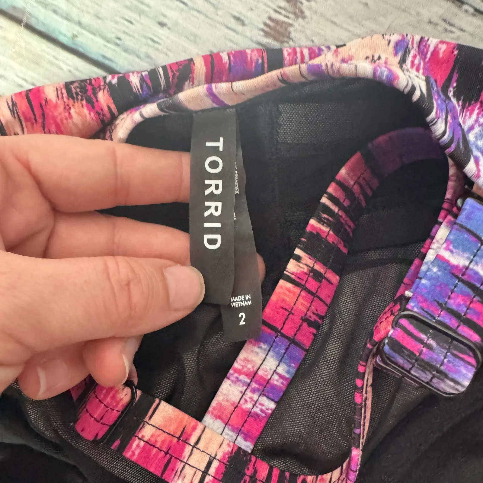 TORRID Mirage Print Skirted One Piece Swimsuit - Size 2X - Image 6