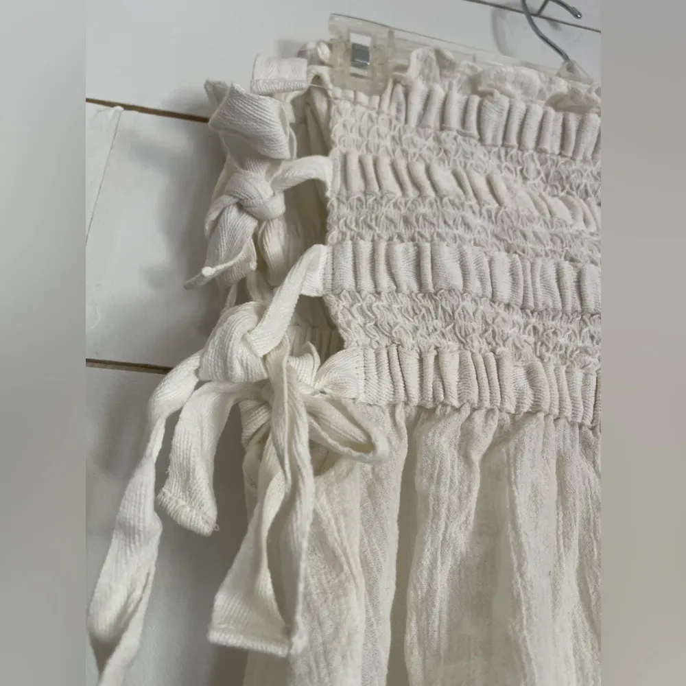 Jen's Pirate Booty Free People x Fleetwood Gauzy Tunic xs ivory nwot - Image 8