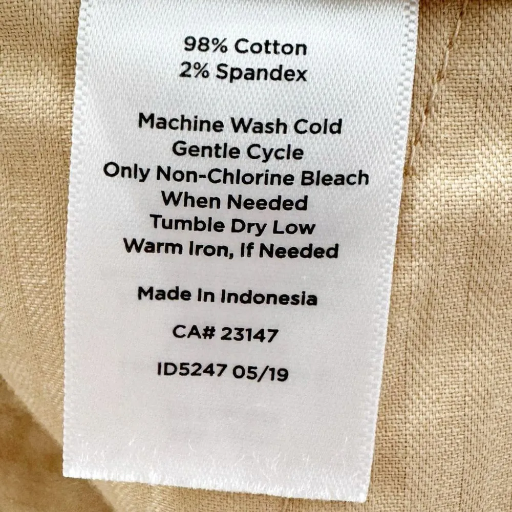 Talbots wide legged cropped chinos - Image 9