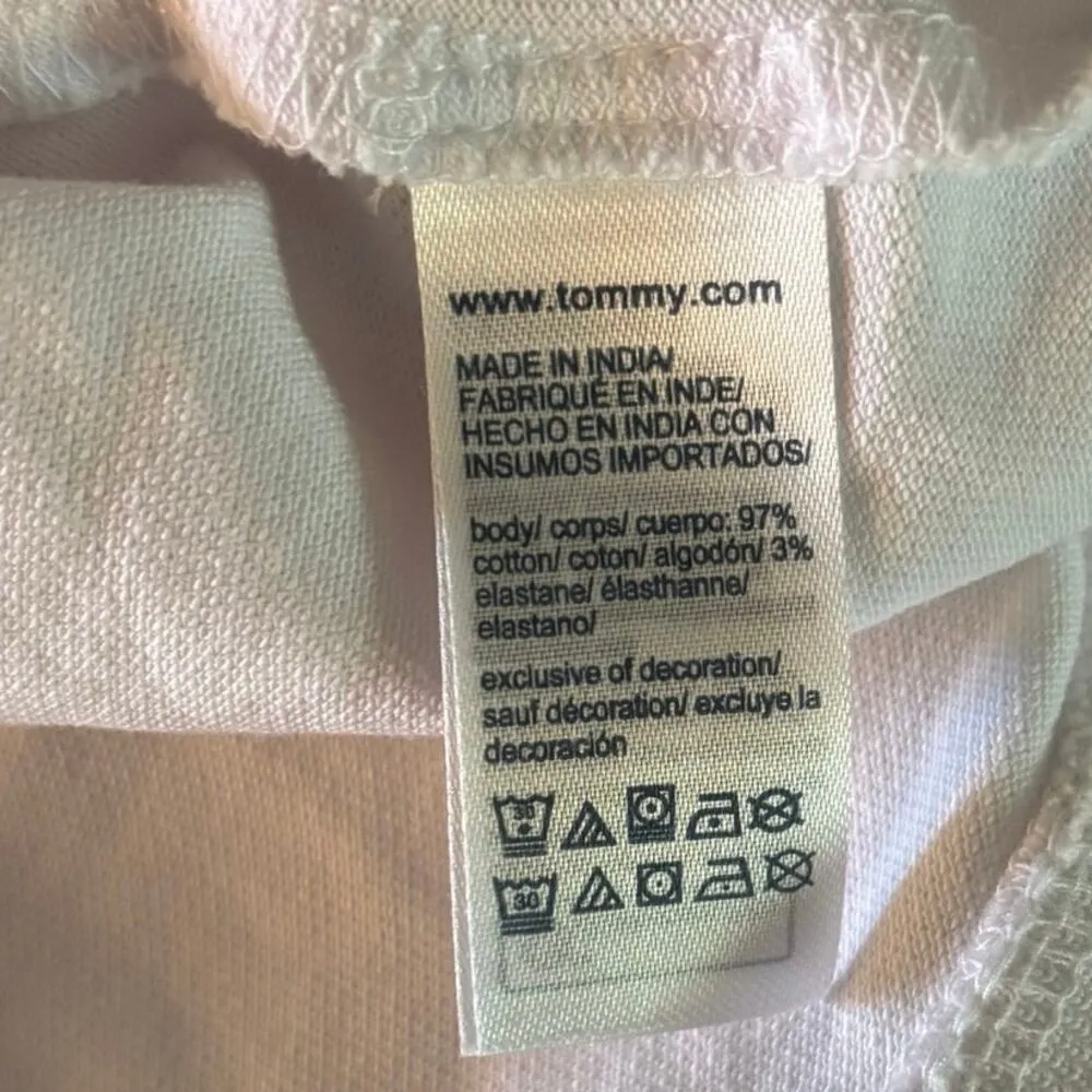 Tommy Hilfiger Size S Relaxed Fit Signature Collar Polo Shirt Tennis Pickleball - Image 7