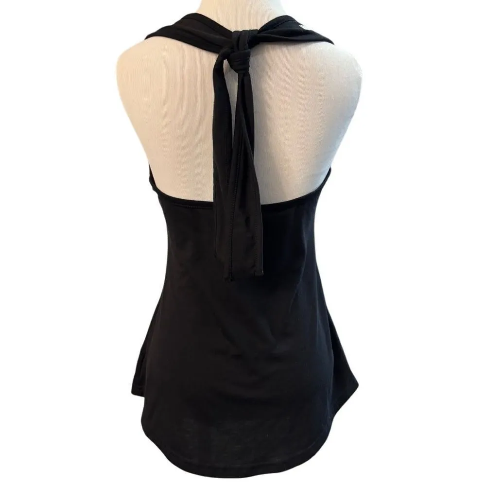 Gymshark Black Tie Back Tank - Image 2