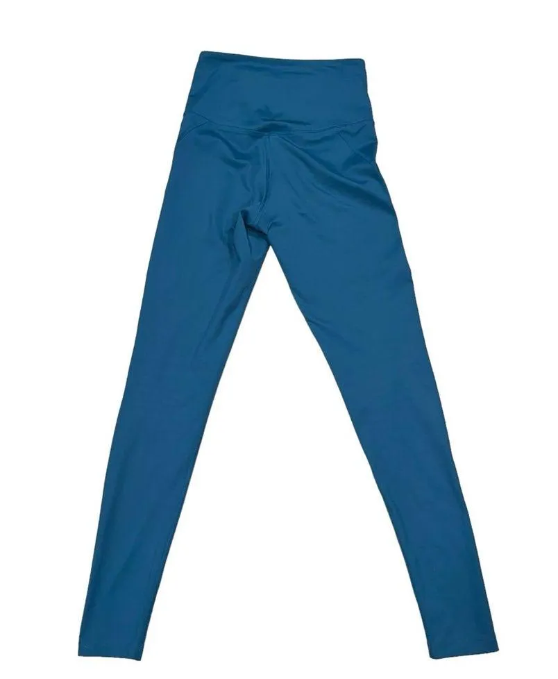 Girlfriend Collective Compressive High Rise Crop Legging Teal Blue size XS - Image 6