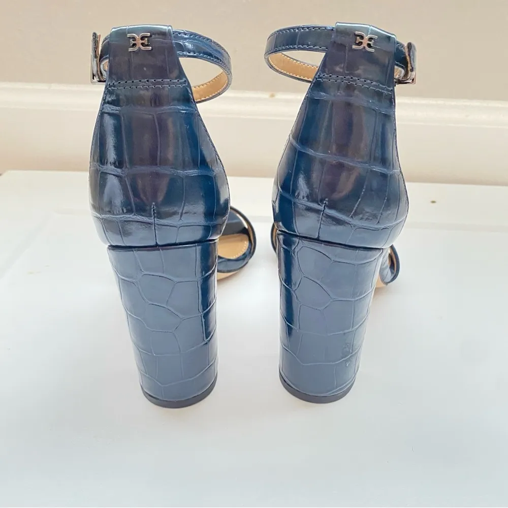 Sam Edelman Yaro Ankle Strap Sandal in Pacific Navy Sz 4 M - Image 6