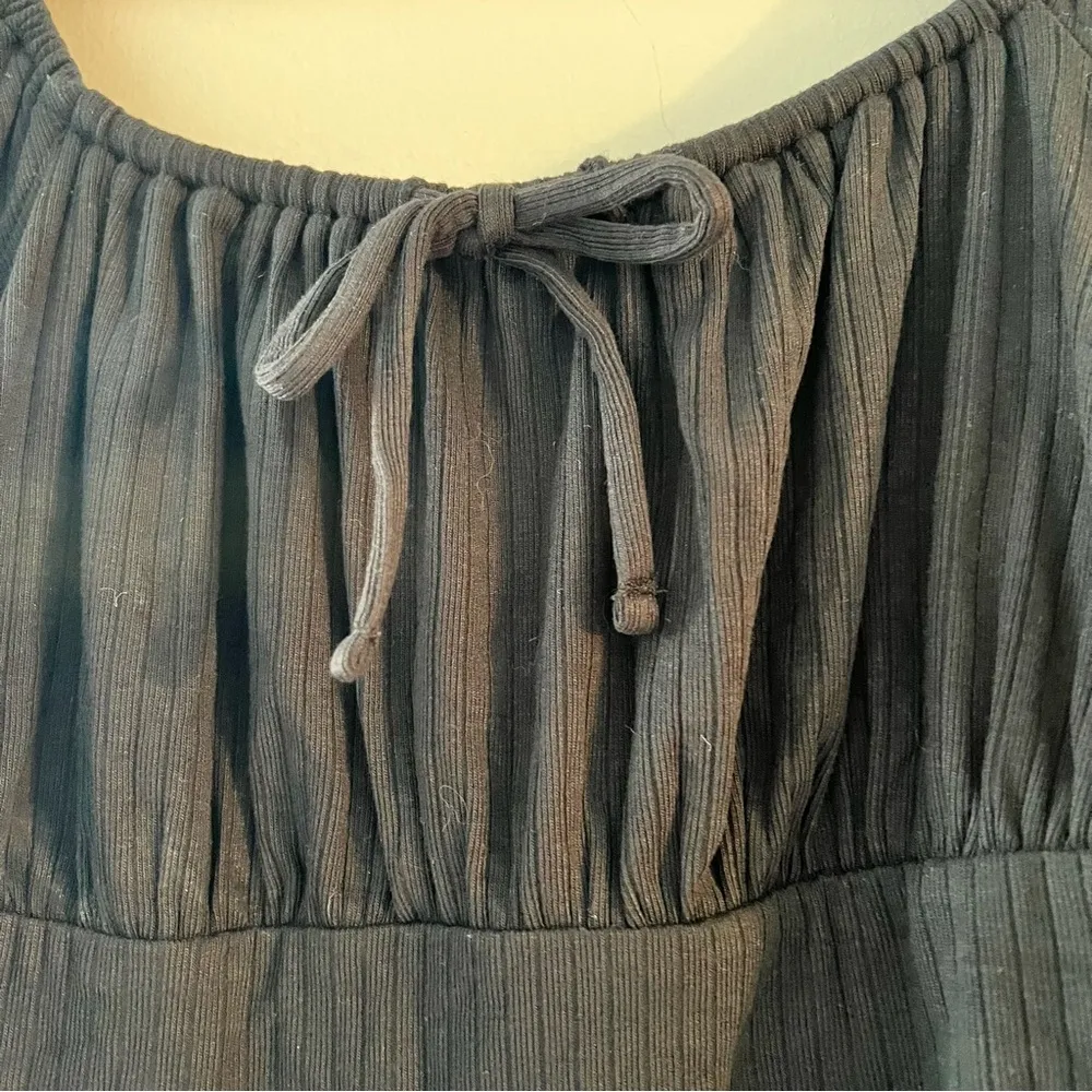 Madewell Ribbed Square-Neck Long-Sleeve Top Size Large NWOT - Image 7