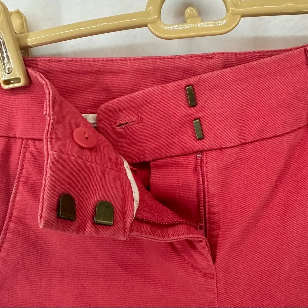 Ann Taylor Loft Marisa Low Waist Capri Pants Size 00P Salmon Pink - Image 7