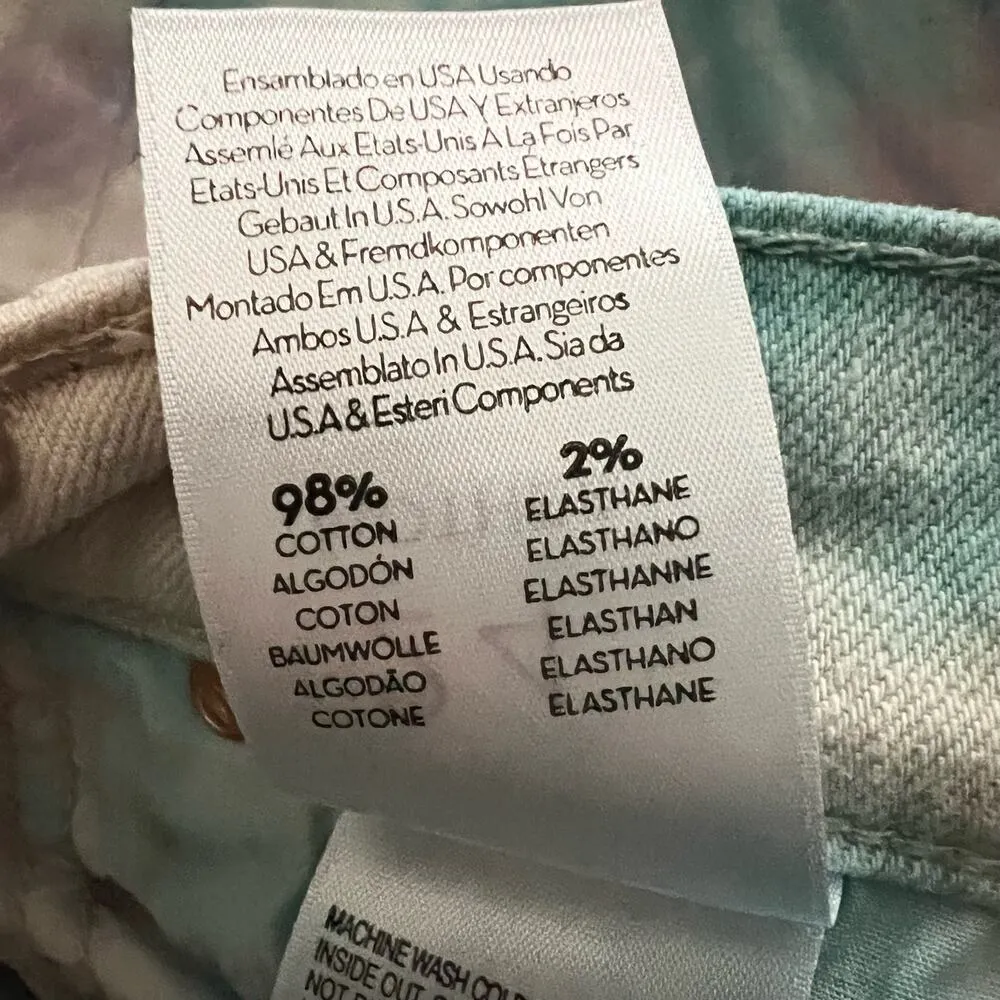 Mother Superior The Tripper Tye Dye Jeans 24 Women’s Swirling Secrets 1566 - Image 7