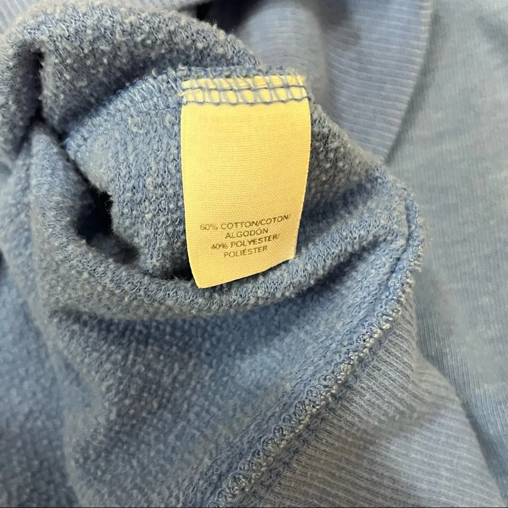 VICTORIA'S SECRET LIGHTWEIGHT ANGEL SWEATSHIRT LIGHT BLUE WOMENS sz small - Image 6