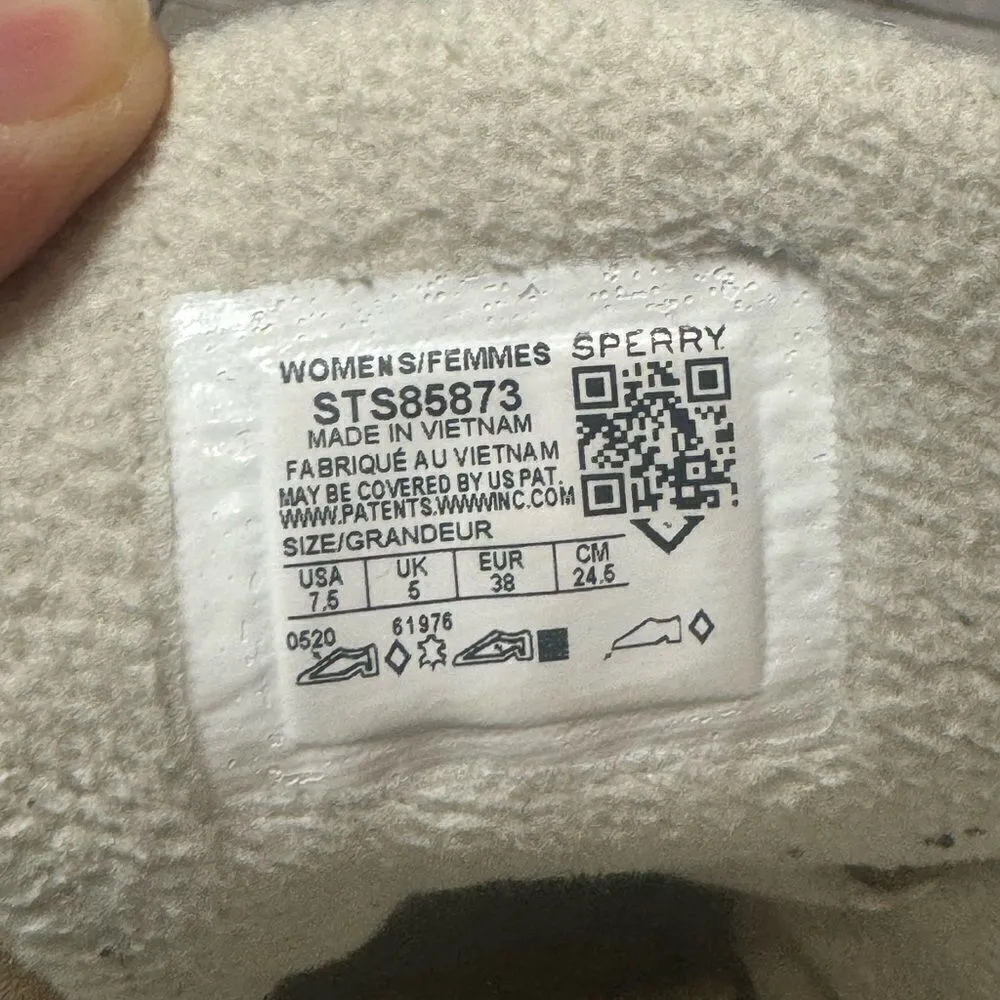 Sperry Duck Boots‎ Dark Red and tan size 7.5 - Image 4