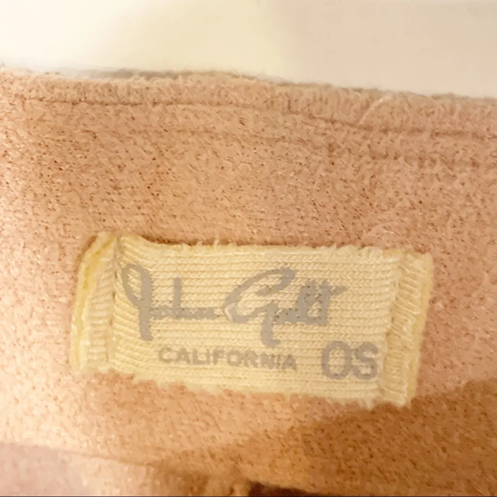 John Galt‎ Brandy Melville One Size Pink Velvet Mini Skirt Skater Faux Suede - Image 3