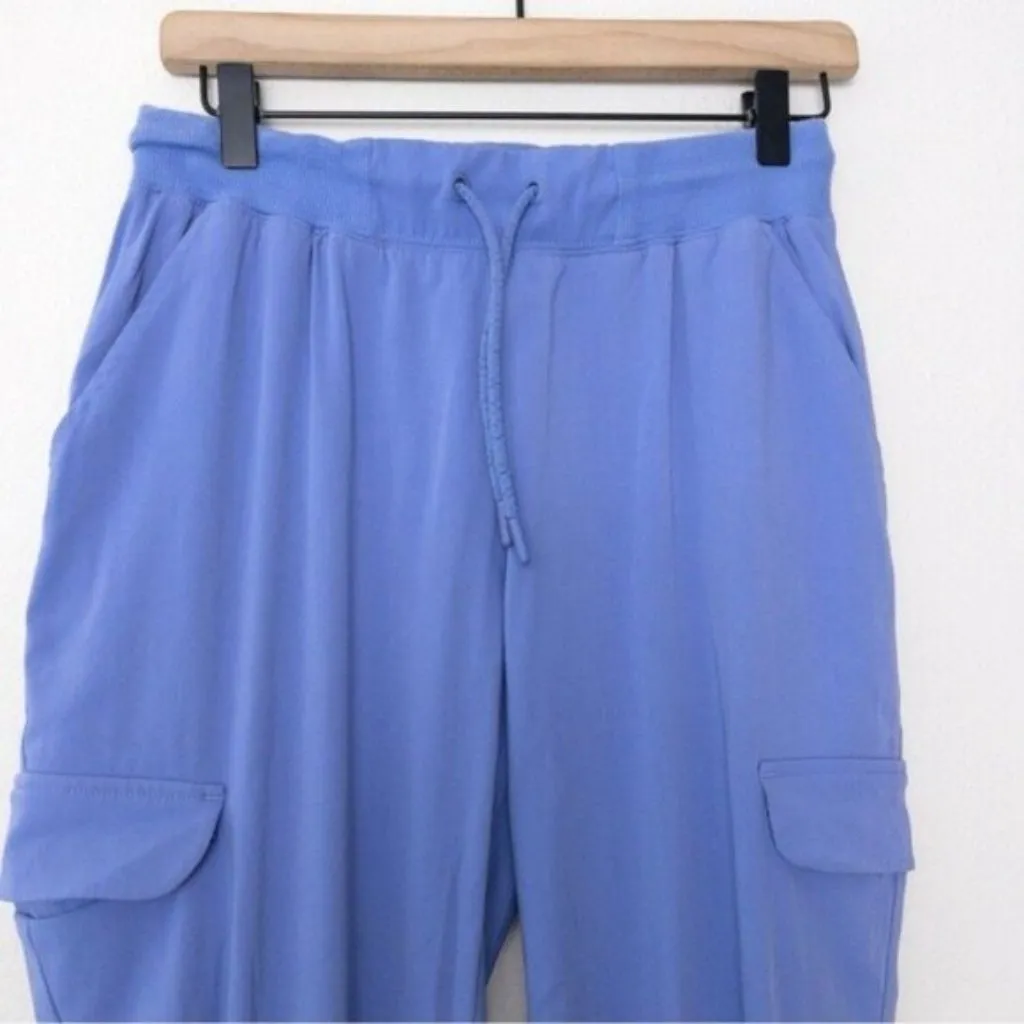 BUNDLE Jaanuu Vneck Pocket Notch Top S Ceil Blue Cargo Jogger Scrub Set Stretch - Image 10