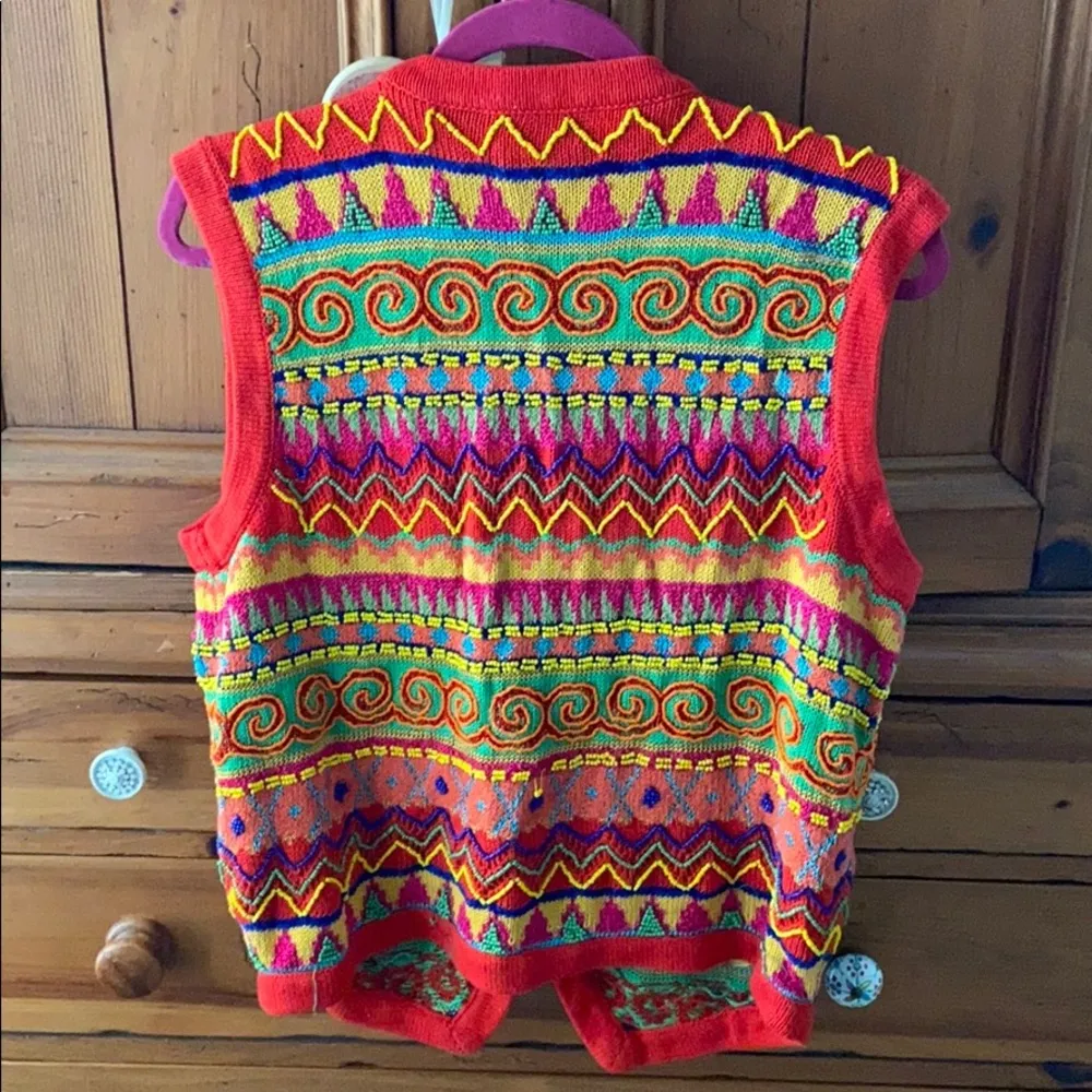 Vintage DKNY beaded vest - Image 3