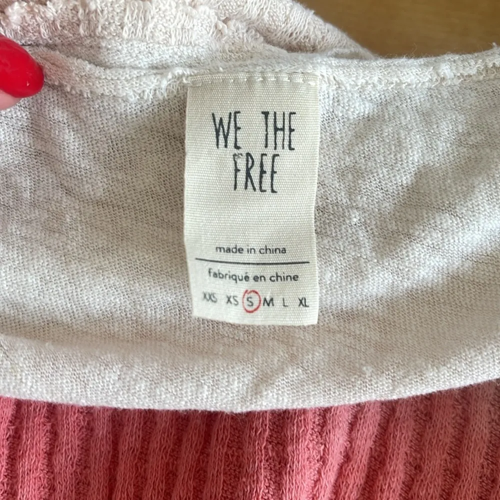 We The Free Boxy Oversized V Neck Short Sleeve Tee - Image 3