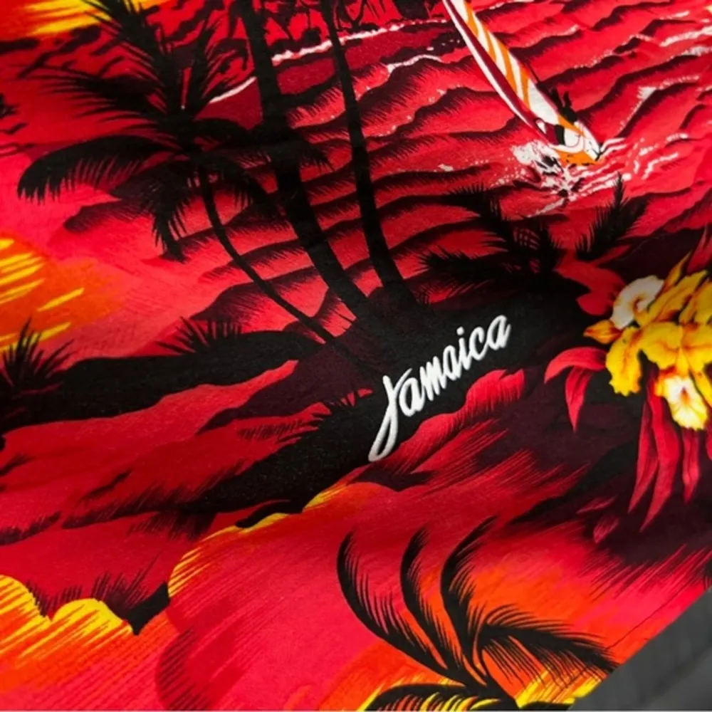 Colorful Swim Sarong Coverup Jamaica Red Size undefined - Image 8