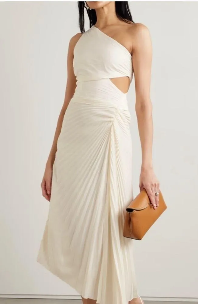 NWOT A.L.C pleated dress white - Image 6