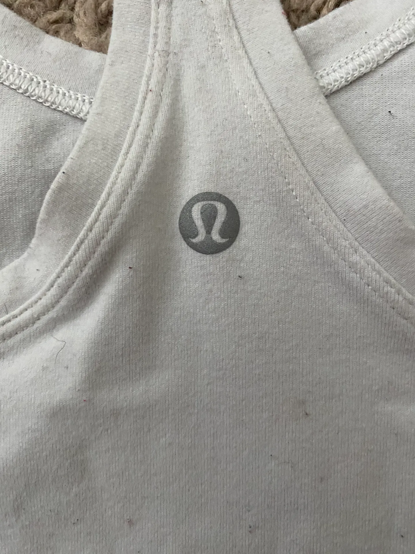 Lululemon White Workout Top - Image 3
