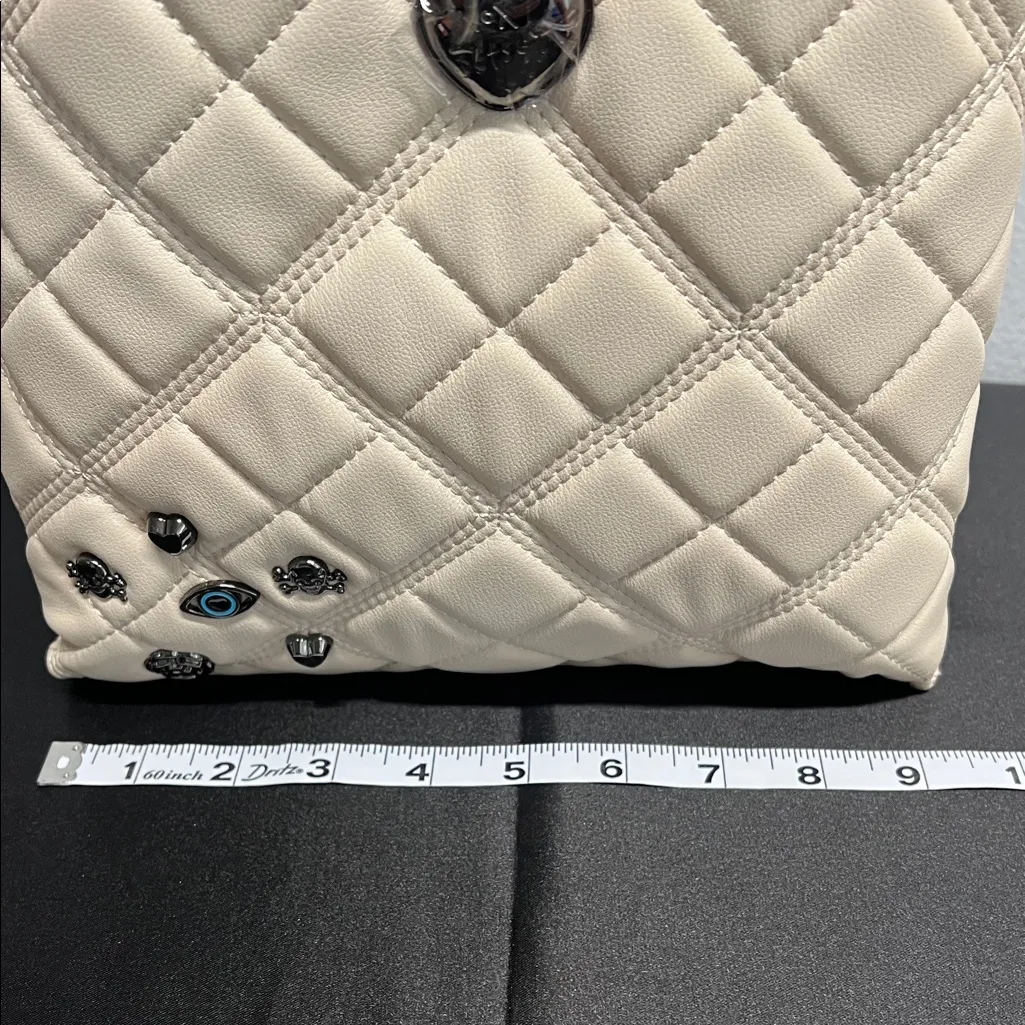 Betsey Johnson | XO Wally Quilted Shoulder Bag w/ Crossbody Strap - Image 13