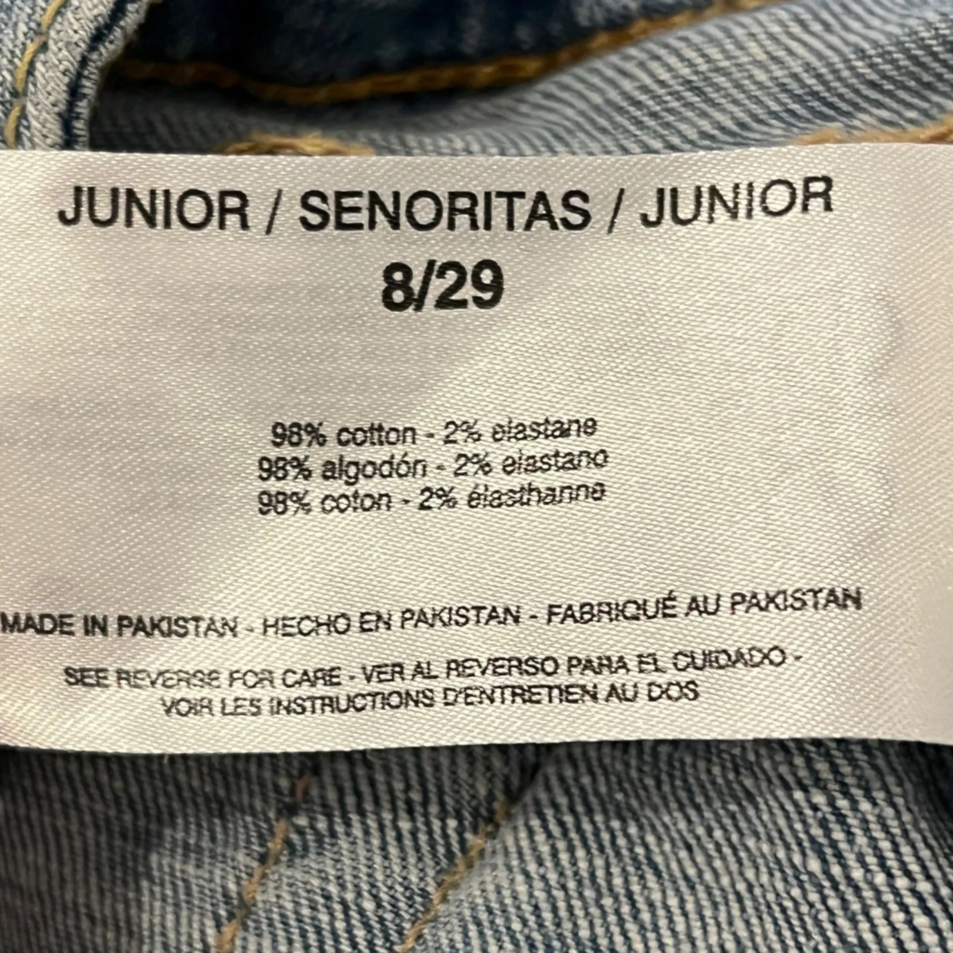 ELLA MOSS Women's Medium Wash High Waist Straight Leg Jeans Size 29 - Image 4