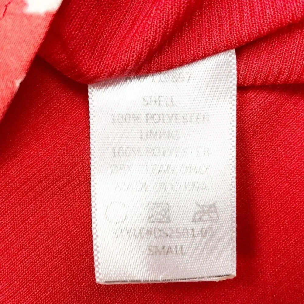 Collective Concepts Orange Polka Dot Dress Small - Image 8