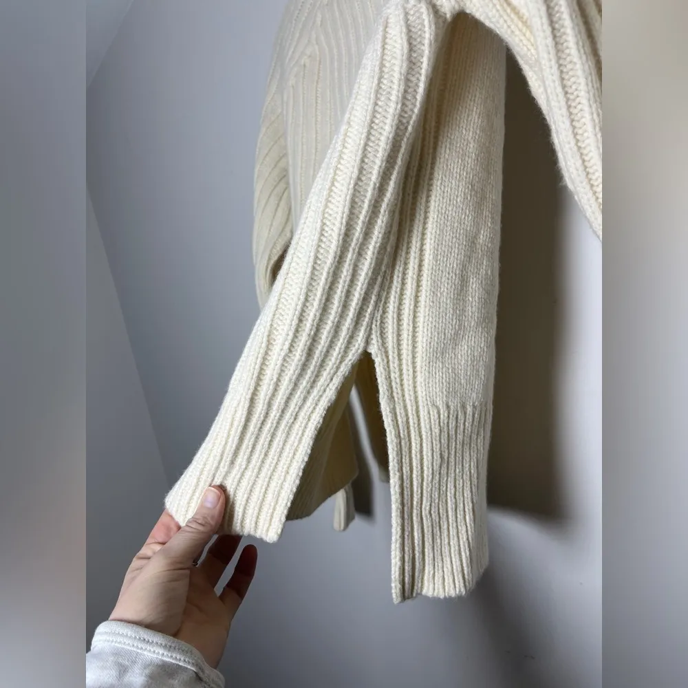 Polo Ralph Lauren Mock Neck Ribbed Knit Sweater Pullover XS New Wool Cashmere - Image 6