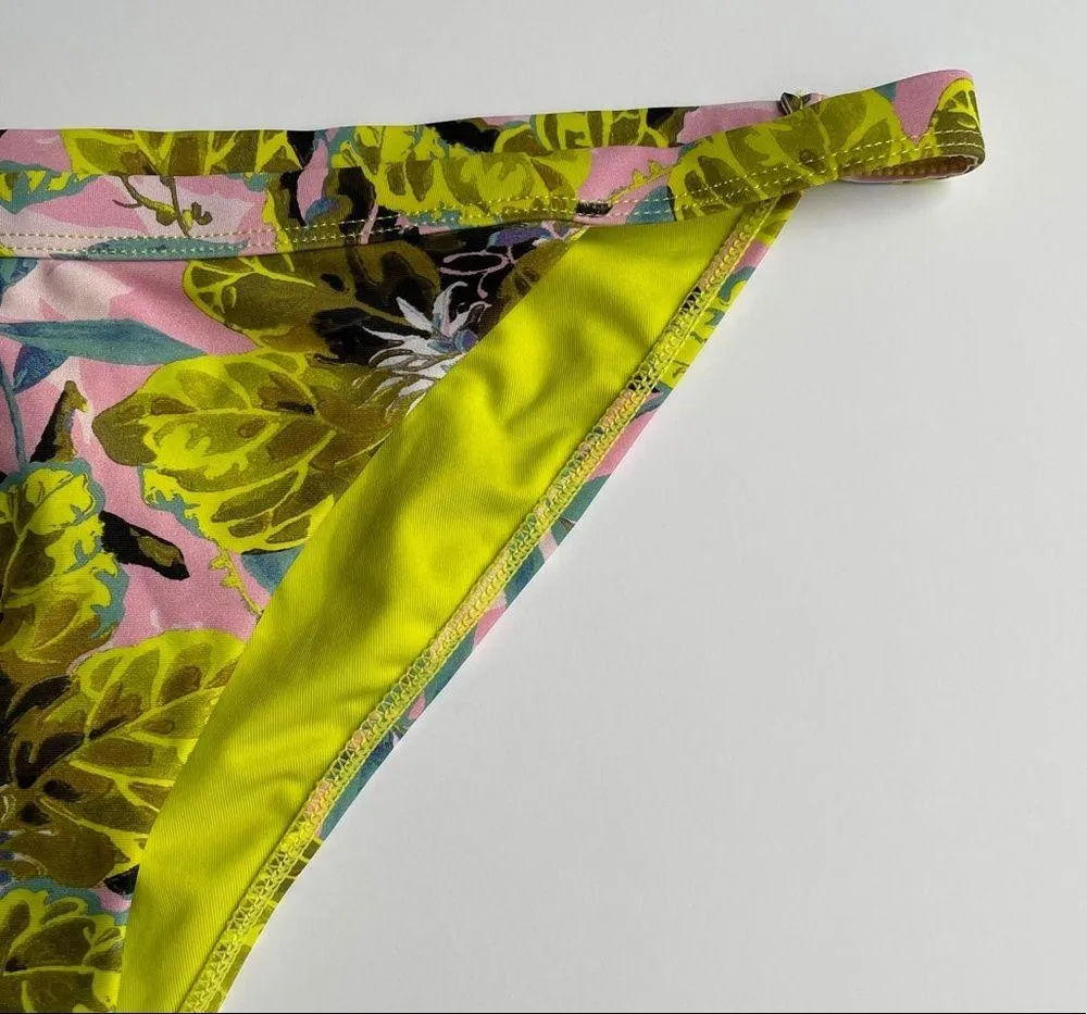 Topshop  Idol Tropical Print Tanga Bottom Size 10 - Image 3