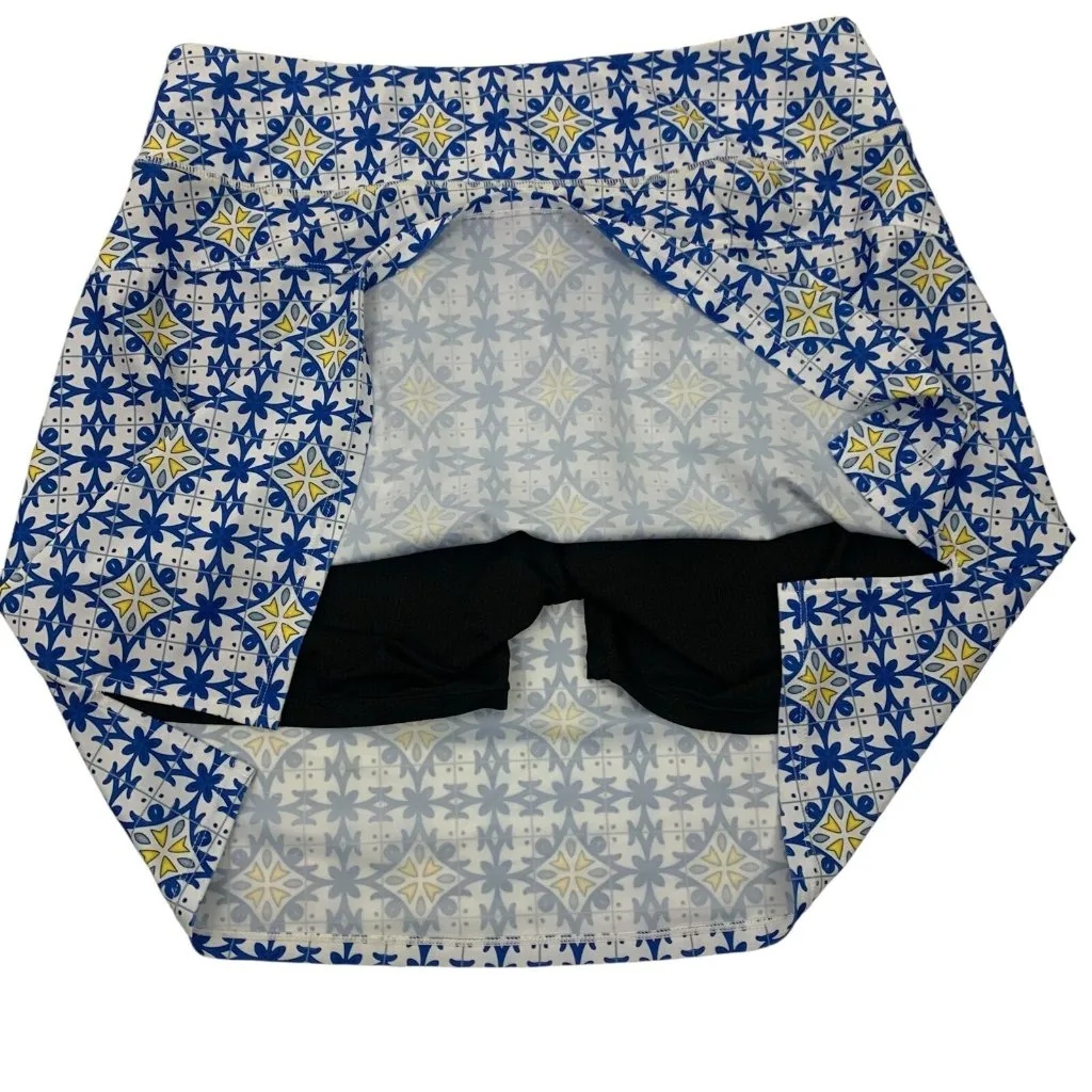 Moteepi Tennis Skirt‎ XL Blue Pleated Athletic Preppy Retro Y2K Cute - Image 3