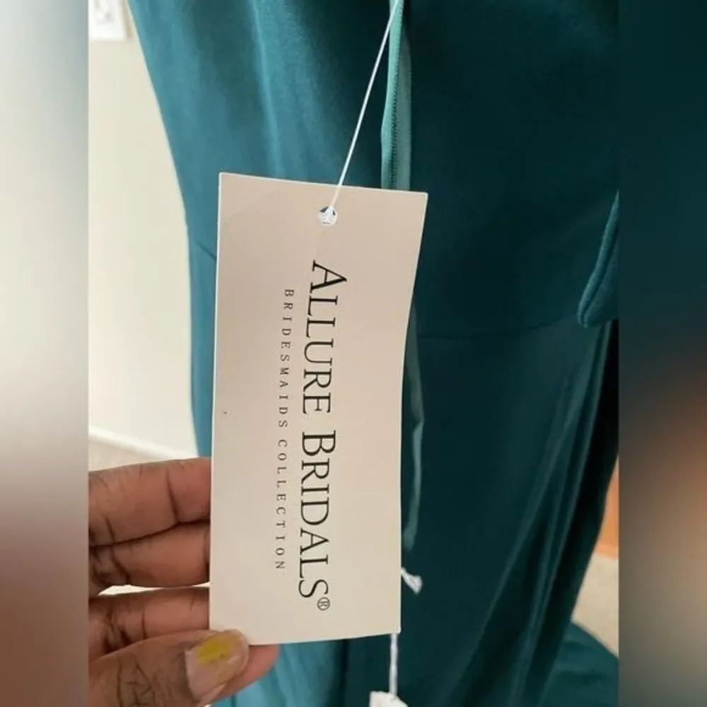 Allure Bridal style 1687 Spruce Green Prom Bridesmaid Dress NWT Size 16 - Image 6