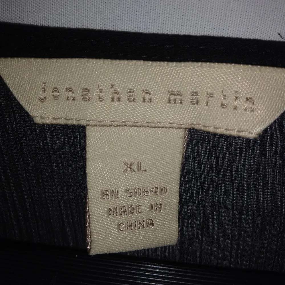 Jonathan Martin XL Black Animal Print Duster Plus - Image 4