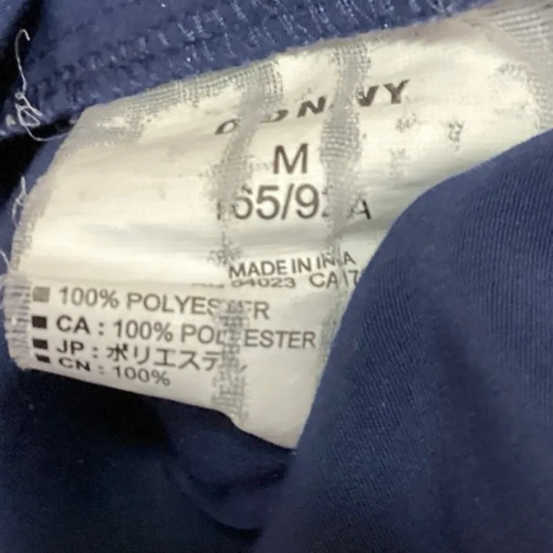 Old Navy Blue Knee Length Button Front Pocket Long Sleeve Shirt Dress Size M - Image 5