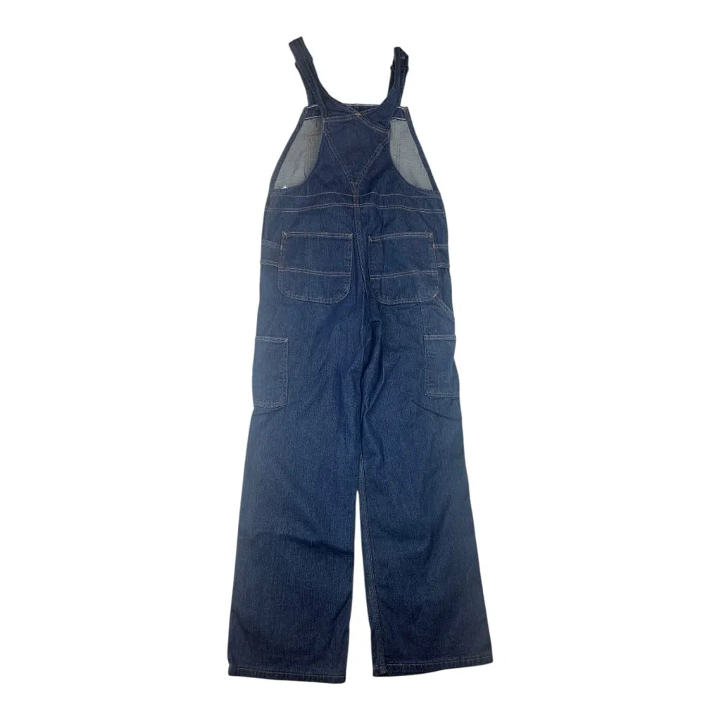 Carhartt women's medium 8 10 short Classic Blue Denim Bib Overalls jean - Image 11