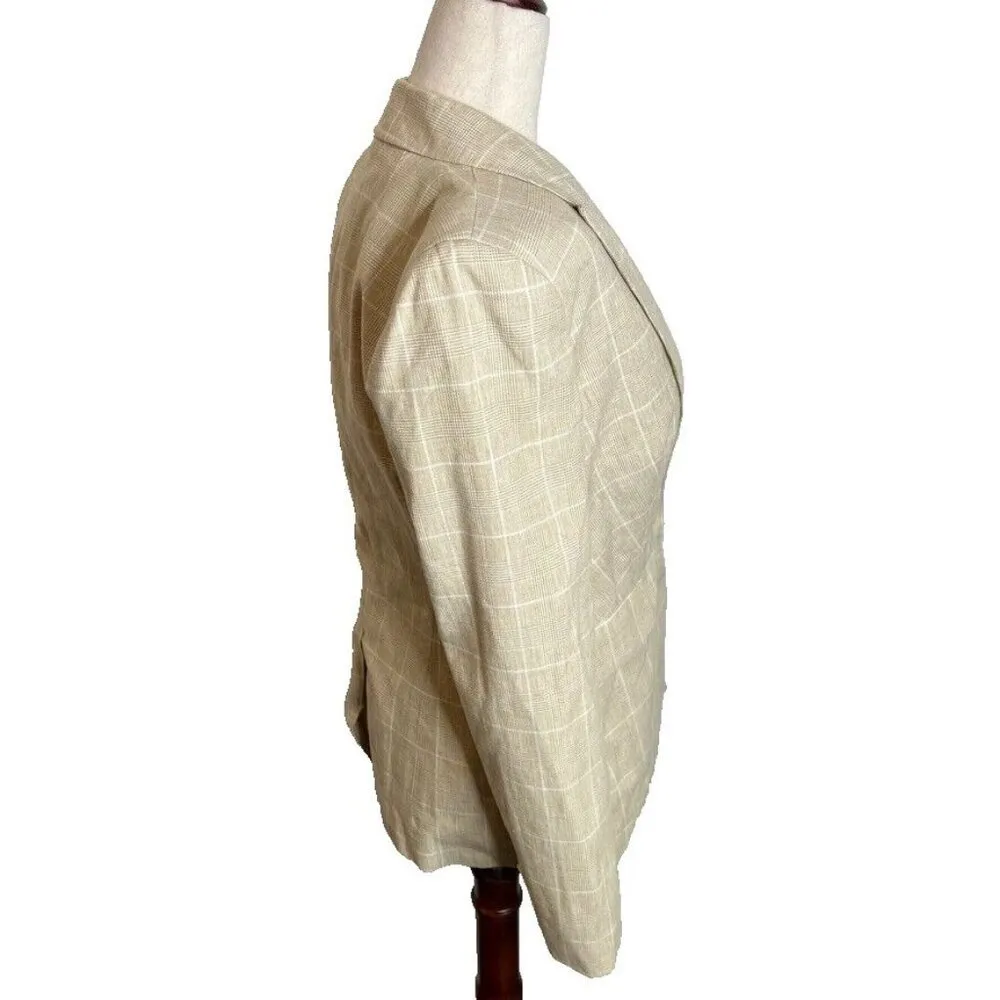 Madewell $178 Womens The Slim Blazer in Glen Plaid Size 0 NQ329 - Image 8