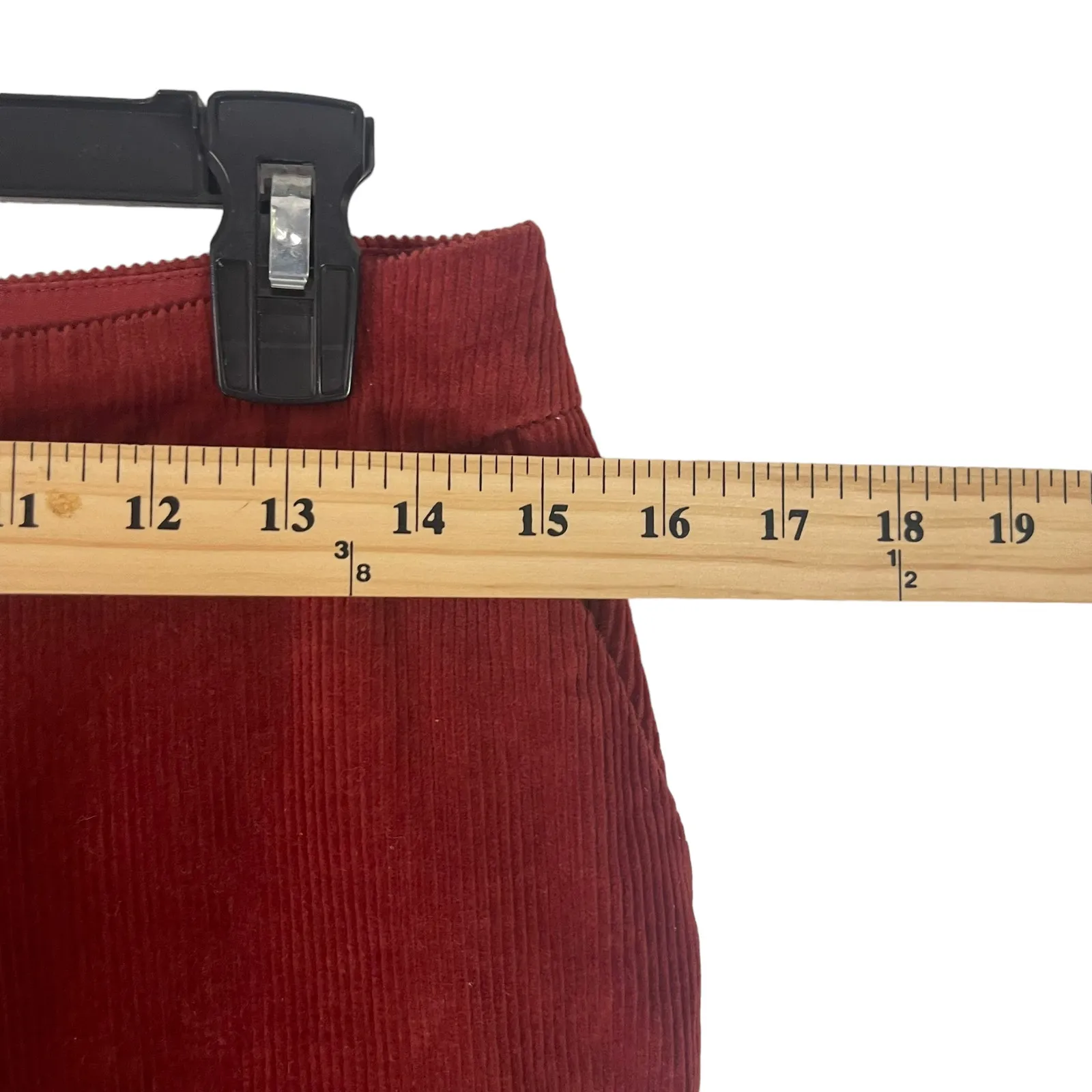 Boden‎ Women's Size 12L Rust Orange Corduroy Bootcut Pants - Image 8