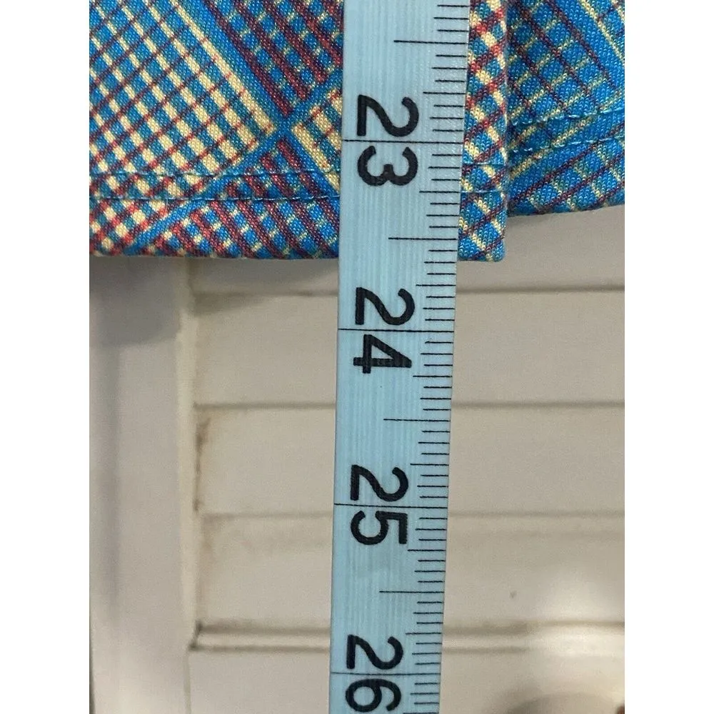 Lularoe Geo/Diamond Print Midi Skirt Size M Pockets Teal/Beige/Pink‎ Pockets - Image 2