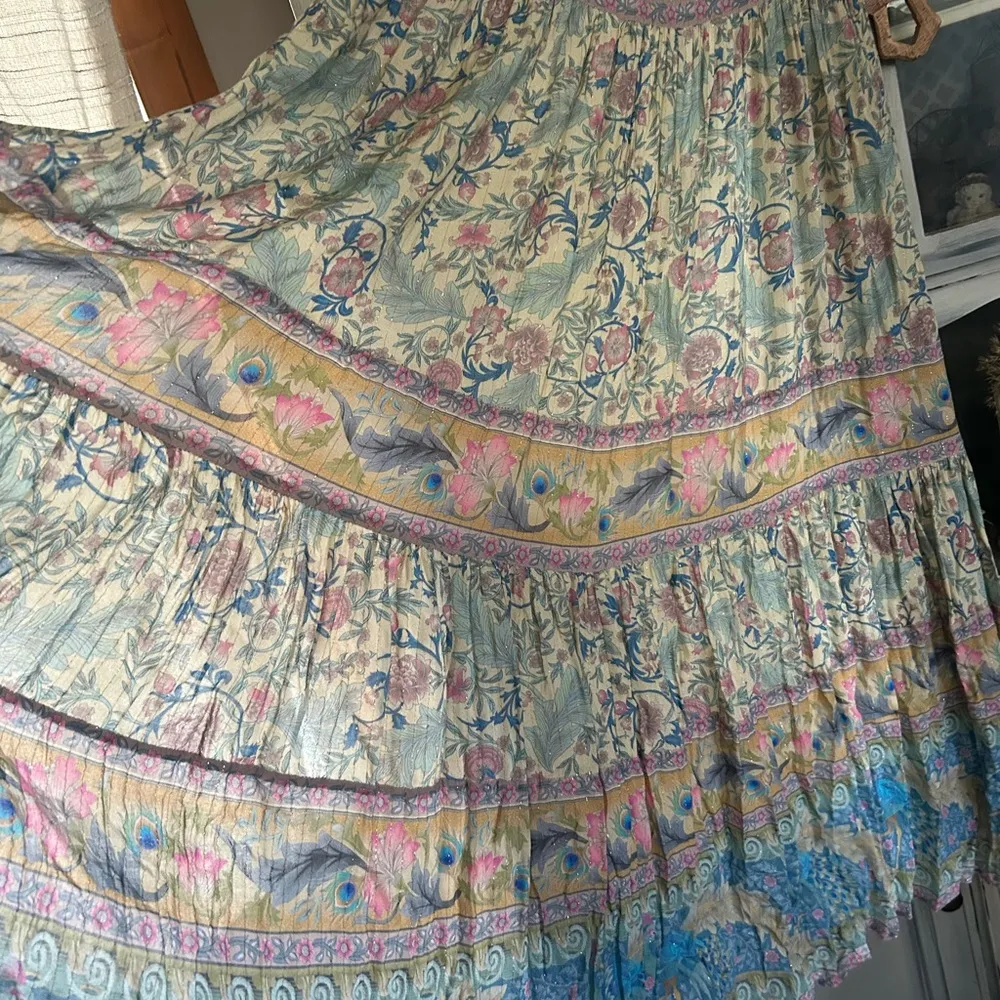 Spell Multicolor Floral Maxi Dress Blue - Image 8