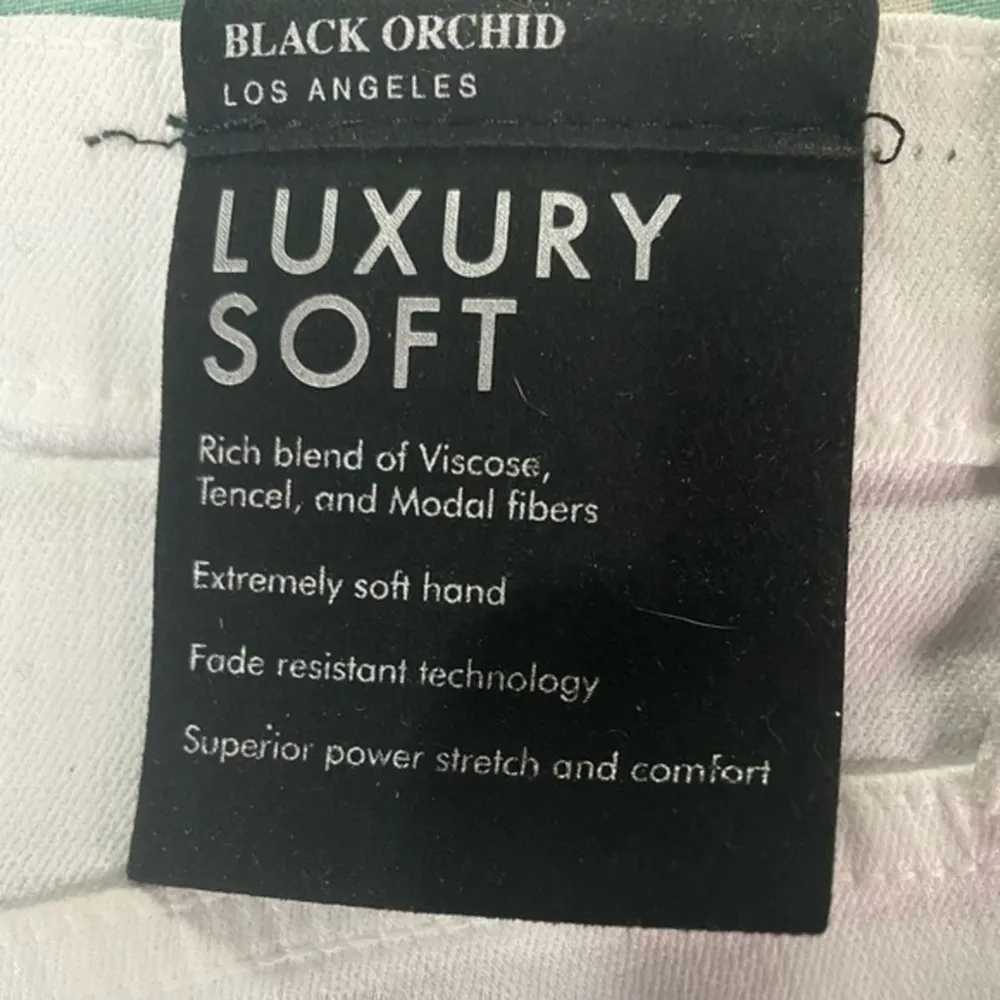 Black Orchid Noah Frayed Hem Ankle White Skinny Jeans Size 24 NWT - Image 7