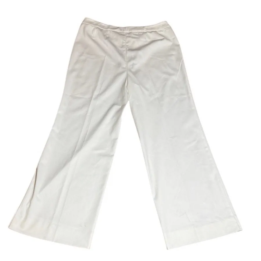 St John Collection Pants Womens Size‎ 8 White Straight Leg Career Trouser - Image 2