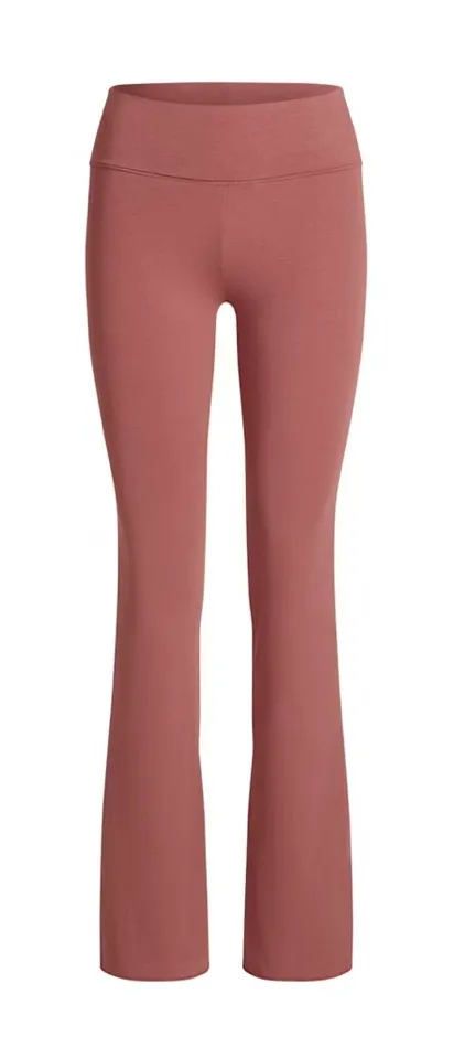 SKIMS Cotton Jersey Fold Over Pants โโ Redwood โ Size L โ NWT - Image 1