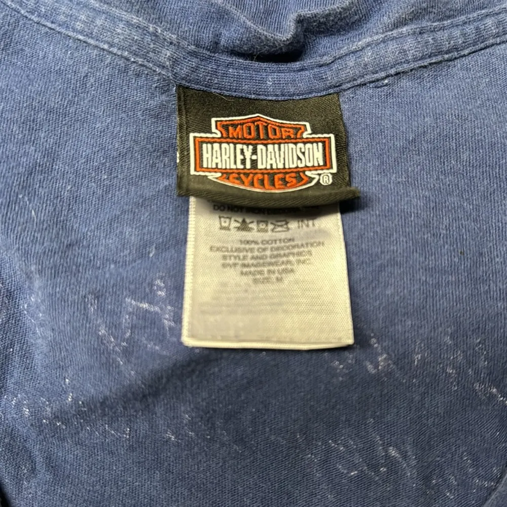 EUC Harley Davidson Blue & Purple Panama City Beach, Florida Graphic Tee size M - Image 5