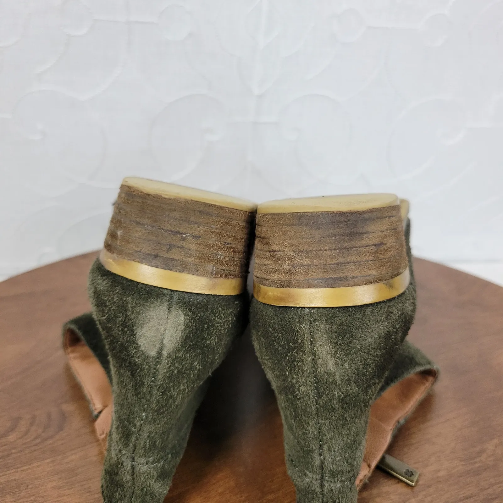 Lucky Brand Womens Brolley Bootie 7.5‎ Gray Suede Leather Zip Up Ankle Western - Image 16