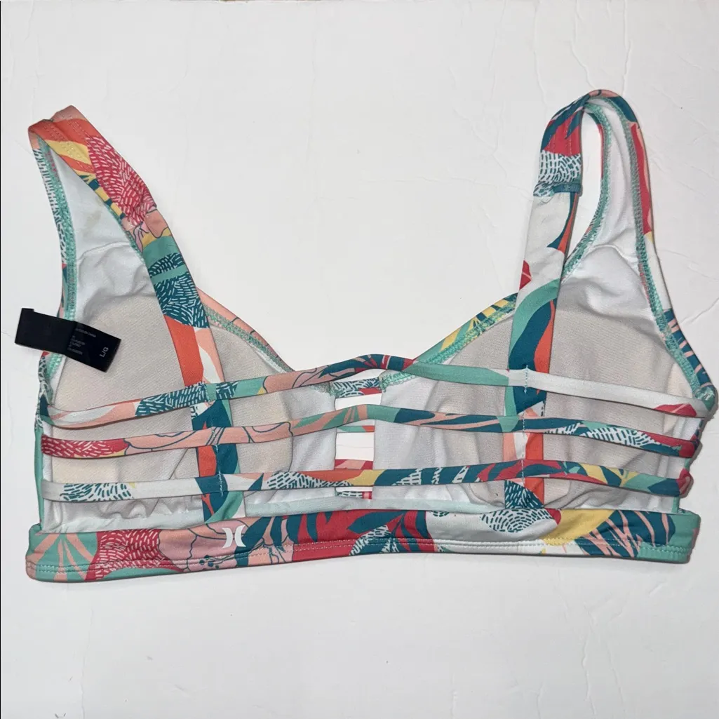 Hurley Multicolor Bikini Set large teen girls 2 piece - Image 6