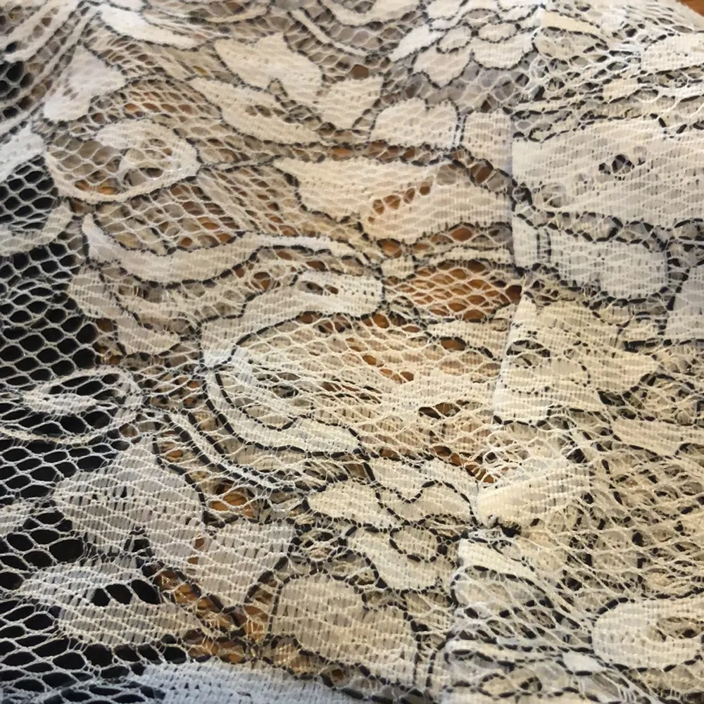 Love Stitch Lace Sleeve Sheer Blouse (M) - Image 8