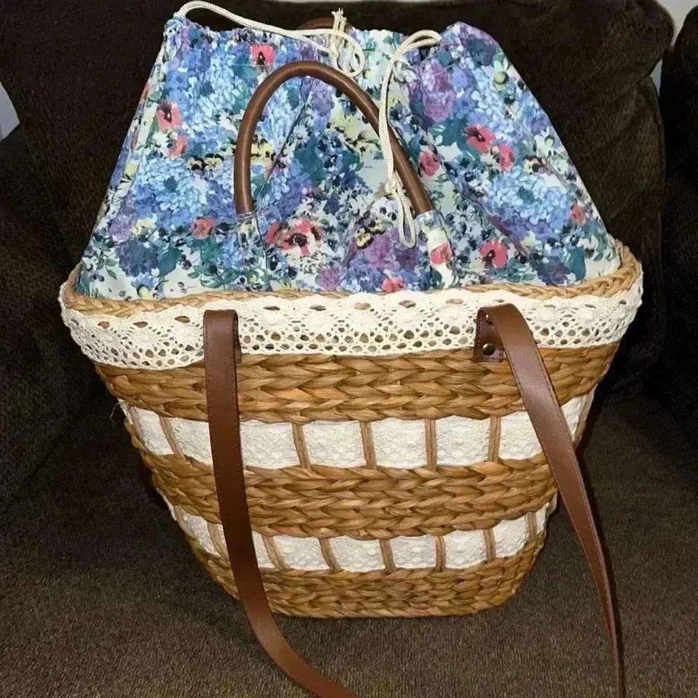 Summer Straw Tote Bag For Women’s Beach Tote - Image 7