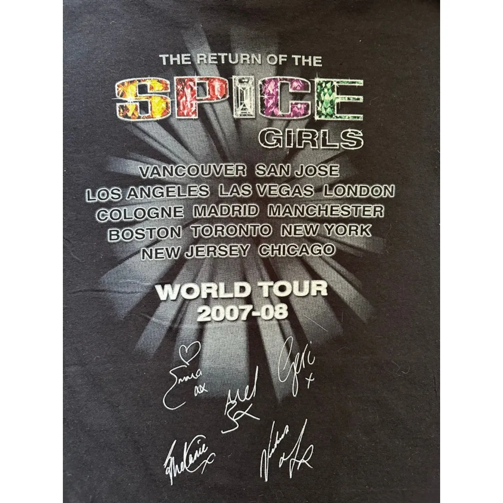 Spice Girls 2014 World Tour Tshirt - Image 7