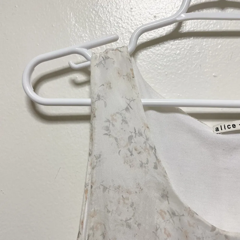 Alice + Olivia Watercolor Floral Blouse - Image 5